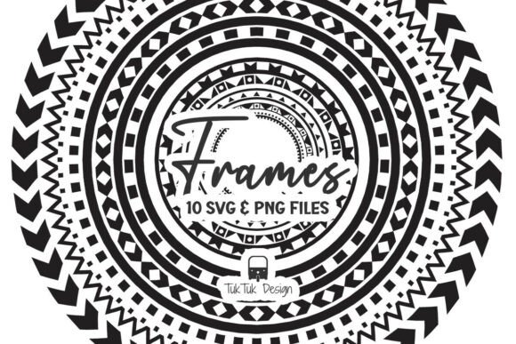 Circle Border Frames: Graphics & Decorative Elements