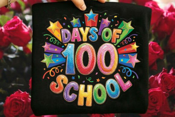Coquette 100 Days School Graphics & Illustrations