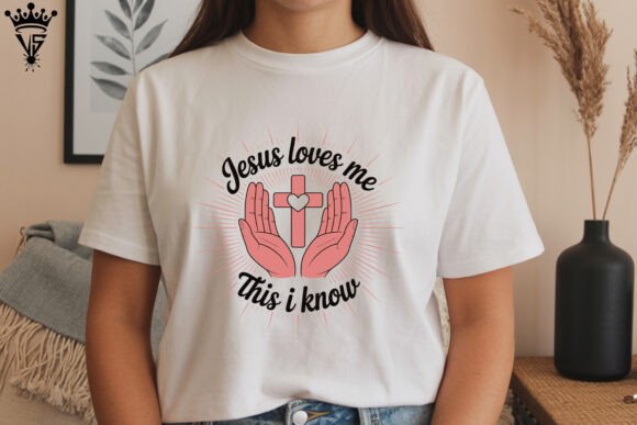 Jesus Loves Me SVG: Graphics for T-Shirts
