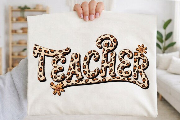 Leopard Teacher PNG: Bold Graphics & Illustrations