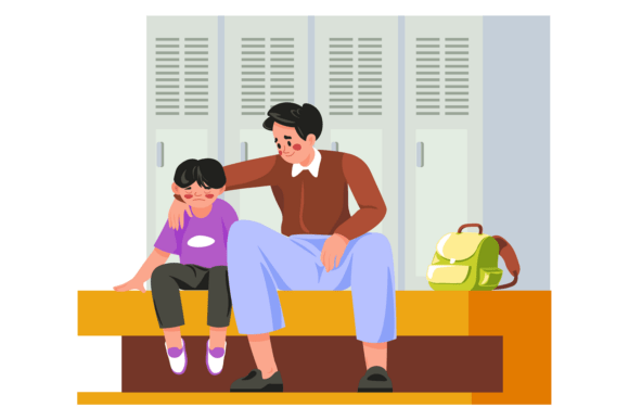 Reviewing School Boy Parenting Illustrations and Graphics