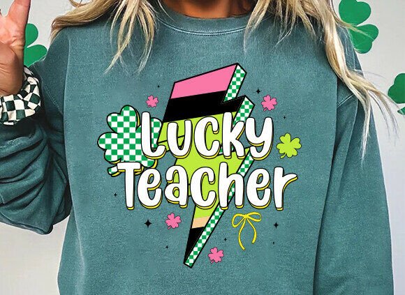 Teacher St Patrick's Day Graphics & T-Shirt Designs